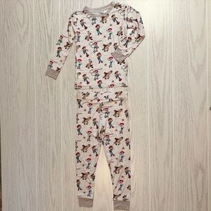 Toy Story Bamboo Pajama 2pc Set 2-3 Years Unisex Jessie Woody Boutique NWOT